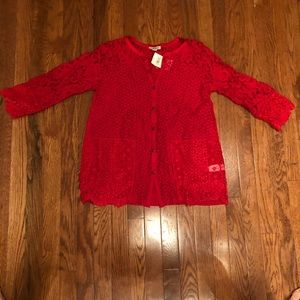 Lucky Brand Lace Blouse